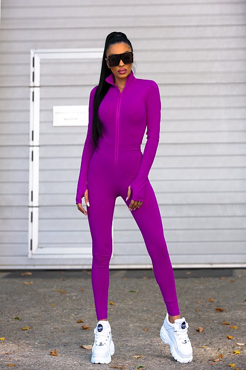 Whole Sport Suit in purple color