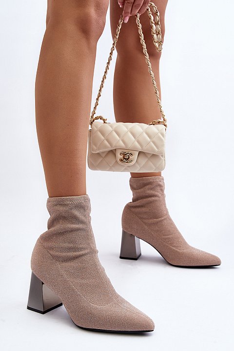 Sock ankle boots