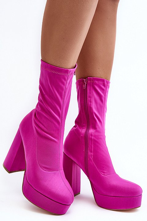 Sock ankle boots